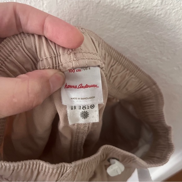 Hanna Andersson Tan Drawstring Shorts Size 100cm - Picture 3 of 6